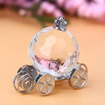 Šalis Ornamentu Kristalų Moliūgų Automobilių Baby Shower Žaislas Papuošalai Dovana Mados Elegantiškas Vestuvių Kūrybos