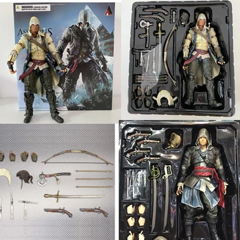 Žaisti Menų Ka Assassin Creed Edward Kenway Connor Veiksmų Skaičius, Kilmės, Pobūdžio Kilnojamasis Modelis Žaislai 30cm