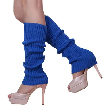 1 pora mados ponios ir mergaičių mados kojinės, skirtos vykdyti ilgai mezgimo pėsčiųjų kojų šildytuvus moterų L4