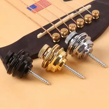 1 VNT Gitara Dirželis Užraktas Straplock Mygtuką Gitara Sagtis Skidproof Akustinių bangų Elektriniai Dirželis