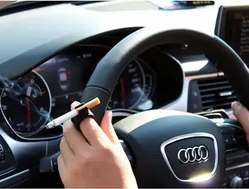 1Pc Daug Anti-karšto Silikono Rūkalius Piršto Žiedą Vertus Bagažinės Cigarečių Savininko Rūkymo Reikmenys Žaidėjas Vairuotojo Laisvą Ranką