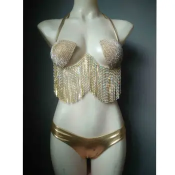 2020 venera atostogų diamond juosteles bikini komplektas kalnų krištolas maudymosi kostiumėliai, push up maudymosi kostiumėlį, maudymosi kostiumą, karšto pardavimo paplūdimio