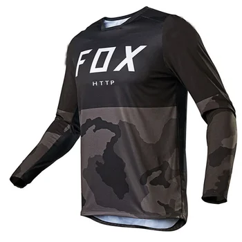2020 Vyrų Kalnų Megztiniai http Fox Kalnų Dviračių MTB Marškinėliai Offroad DH Motociklo Jersey Motokroso Sportwear Drabužių FXR Dviratį
