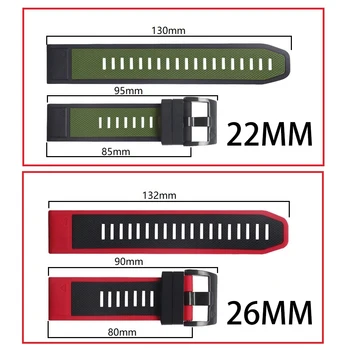 26/22mm Watchband Garmin Fenix 6 6X 5X 5 3HR Silikono Juosta Žiūrėti Easyfit Riešo Dirželio Pakeitimo Dėl Pirmtakas 935 945 Diržas