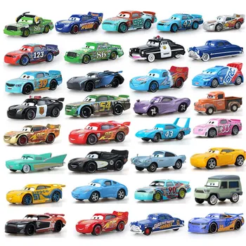 39Styles Disney Pixar Cars 3 2 Jackson Audra Automobilių Ramirez Karalius Mater 1:55 Diecast Metalo Lydinio Automobilių modeliai Vaikas Dovana Berniukas Žaislai
