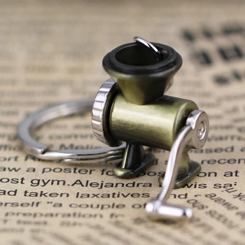 3D mėsmalė keychain raktų žiedas mėsmalė kapojimo mašina key chain raktų pakabukas kūrybos portachiavi chaveiro llaveros hombre