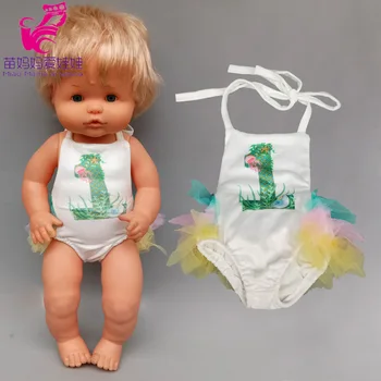 40cm lėlės bikini už 38cm Nenuco Ropa y su Hermanita 16 colių kūdikių lėlės drabužiai