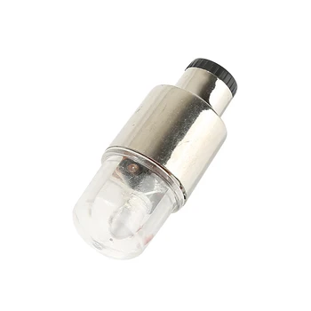 4Pcs Aliuminio Lydinio Vožtuvo Dangčio Dviračių Padangos Oro Vožtuvo Dangčio LED Šviesos Spalvinga Mirksi Saugos Įspėjamoji Lemputė Jojimo Įranga