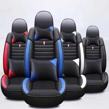 5 sėdynės Visu automobilių sėdynės padengti audi Q7 Q2 Quattro Q3 Q5 Q8 SQ5 A1 A2 A3 A4 A5 A6 A7 A8 automobilių Reikmenys
