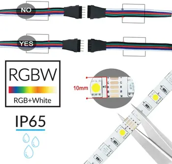 5m 10m Zigbee 3.0 RGBW RGBWW Led Juostelės DC12V SMD 5050 šviesos srautą galima reguliuoti Šviesos+Pro Kontrolierius+Maitinimo Aido Plius 
