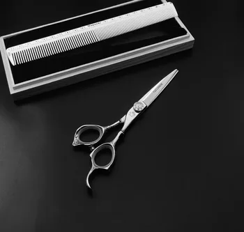 6 Profesionali Plaukų Salonas Struktūra Žirklės Nustatyti Pjovimo Kirpykla Kirpimas Retinimo Šlyties Žirklės, Plaukų Kirpimo Plaukų Įrankiai Žirklės