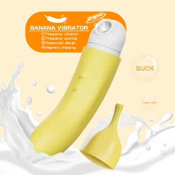 7 režimu vandeniui makšties masažas Vibratorius stick krūties Klitorio Čiulpti analinis stimuliatorius geltona Suaugusiųjų sekso mašina žaislai moteris