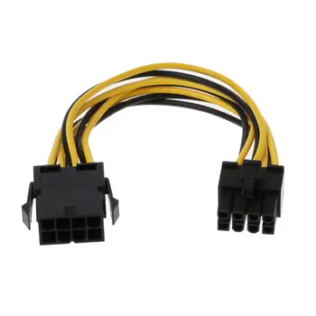 8 Prisegti prie 8 Pin EPS Vyrų ir Moterų Galia Pratęsimo PSU Mainboard Power Extension Adapter Cable