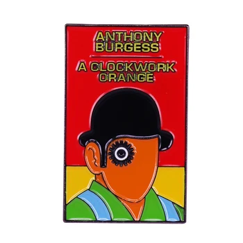 A Clockwork Orange Alex DeLarge Stanley Kubrick Sagės, Segtukai, Emalio, Metalo, Emblemos Atlapas Pin Sagės Striukės, Bižuterijos