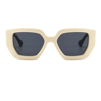 Akiniai nuo saulės moterims, prabangos prekės ženklo Didelis rėmas Aikštėje Gradientas Derliaus Saulės Akiniai atspalvių Naujų Prabangių Prekės ženklų akinius Moterų UV400