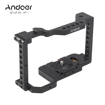 Andoer Kamera Narve, Video, Kino Filmų kūrimo Stabilizatorius Aliuminio Lydinio Batų Kalno Sony A6500/A6400/A6300/A6000/NEX7 Fotoaparatas
