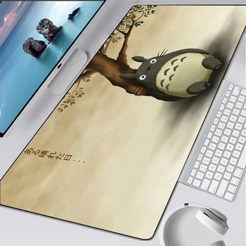 Anime Totoro Pelės Kilimėlių, Kilimų Padas su Pele Kompiuteris Notbook Kilimėlis, Geriausias Žaidimų Kilimėlis Žaidėjus Klaviatūros Nešiojamojo kompiuterio Pelės Kilimėlis dovanų