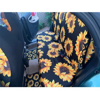 Automobilių Sėdynių užvalkalai Moterims Pilnas Komplektas Polinezijos Pohnpei Plumeria Hibiscus Modelis Išsamiai Optikos Universaliųjų Automobilių Priekinių Sėdynių užvalkalai