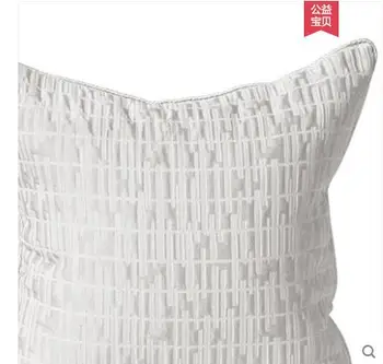 Baltos šviesos prabanga geometrinis pagalvės užvalkalą Paprasta ir šiuolaikinės Kinijos didelė minkšta pagalvėlė padengti