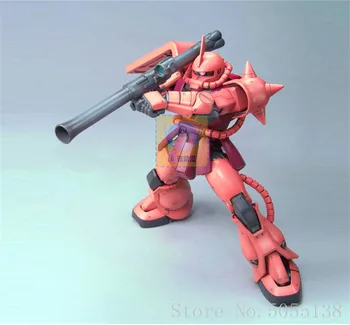 Bandai Gundam Modelis Atsargų Asamblėjos 49834 MG 1/100 MS-06S CHAR S ZAKU Ver2.0 Gundam ROBOTAS Pav Anime Žaislai Paveikslas Dovanų