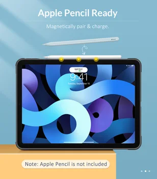 Case For iPad Oro 4th Gen 2020 Lankstus TPU Apvalkalas su Oro Pagalvė, Šoniniai Bamperis,Plonas Skaidrus Sunku VNT Galinio Dangtelio iPad 10.9