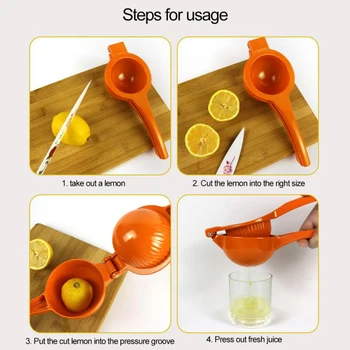 Citrusinių Vaisių Squeezer Orange Vertus Rankinė Sulčiaspaudė 3 spalvų Vadovą, Citrinų Sulčiaspaudė Vertus, Oranžinė Squeezer Virtuvės Reikmenys, Namų