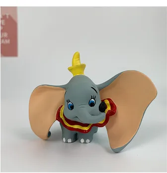 Disney 1piece 10cm dumbo Dramblys Veiksmų Skaičius, Modelis Žaislas dumbo keramikos, žaislų, namų puošybai žaislai