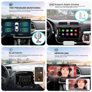 EKIY Automobilio Radijo Lexus Ls430 2003-2006 M. Android 9.0 GPS Navigacijos Auto Stereo Video Grotuvas Bluetooth Multimedia HD DVD Radijas