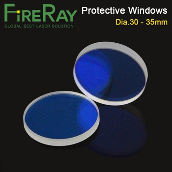 FireRay Lazerio Apsaugos Windows D30 - D35 Serijos Kvarco Lydytų Silicio dioksidų ir dėl Pluošto Lazeris 1064nm
