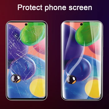 Hidrogelio Apsauginės Plėvelės Samsung Galaxy Note 20 Ultra 5G S20 Plius 10 Lite S10 S8 S9 S10E 8 9 Screen Protector, Ne Stiklas