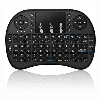 I8 Mini Wireless Keyboard 2,4 GHz rusijos anglų kalba Oro Pelė Su Touchpad Nešiojamas Android TV Box PC
