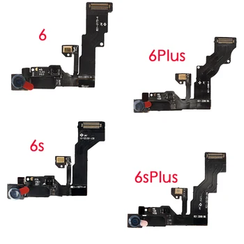 IPhone 6 6Plus 6s Plius Priekinė Kamera Flex Kabelis Garsiakalbis Su Atrama + Home Mygtuką, Mygtuką ir Metalo Plokštė + Pilnas Varžtai
