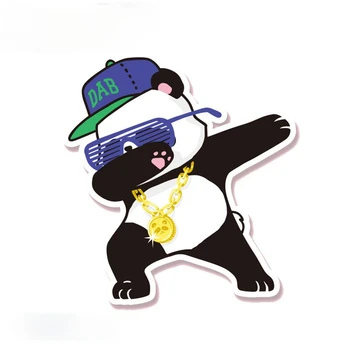 Juokinga Decal Bagažo Žaislai Hip-Pop Vienaragis Panda Gyvūnų Lipdukai Automobilio Lipdukas Dekoras Motociklo Off-road Nešiojamas PVC Vinilo Įklijos