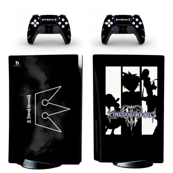 Kingdom Hearts PS5 Standartinio Disko Leidimas Odos Lipdukas, Decal Padengti 5 PlayStation Konsolės ir 2 Kontroleriai PS5 Odos Lipdukas