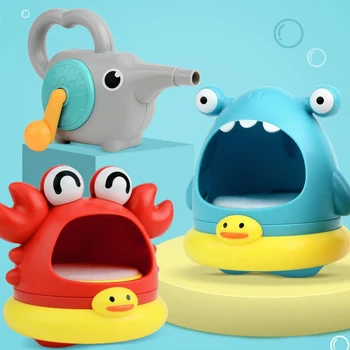 Kūdikių Vonios Žaislas Ryklys Putų Mašina Burbulo Pūtimo Mašina, Vonios Kambarys, Vonios Žaislas Vaikams, Lauko Burbulo Pūtimo Mašina Žaislas