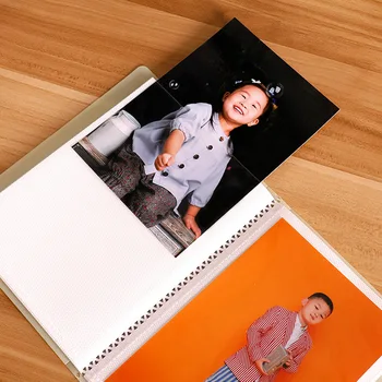 Kūrybinės Naujų Nešiojamų 52 Kišenės Kortelę albumą 5-colių Mini Kino Polaroid Foto Albumo interstitials PP valdyba, plastikiniai nuotraukų albumas