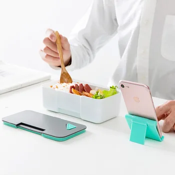Kūrybos Japonų Stiliaus Microwaveable Priešpiečių Dėžutė Telefono Turėtojas Nešiojamų nepralaidžiose Bento Pietūs Lauke Berniukų ir Mergaičių Bento Pietūs Lauke