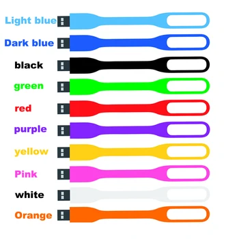 LED USB Flexo Lempos Knygos Šviesa Mini Nešiojamą USB LED Lemputė Įjungimo Banko Nešiojamas LED Skaitymo Stalas Šviesos USB Naktį Žibintai