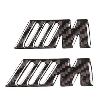 M Standartas 2vnt Anglies Pluošto Sparno Pusėje +Galiniai Kamieno Emblemų Logotipo Lipdukas Ženklelis Lipdukas Visiems -BMW