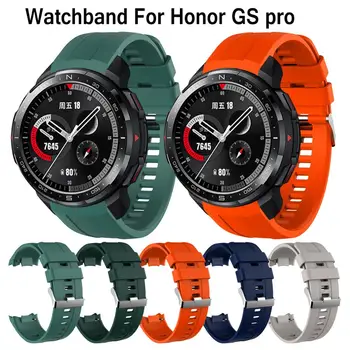 Minkšti Dirželiai Už Garbę GS Pro Silikono watchbands Pakeitimo sporto Apyrankė Huawei Honor GS Pro dirželis Reguliuojamas Priedai