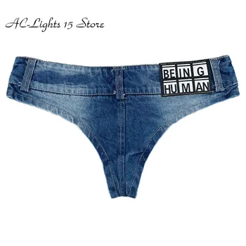 Mėlyna Jean Šortai Žemas Augimas Trumpas Džinsai Jean Punk Moterų Džinsinio Šortai Seksuali Mini Šortai Moterims Klubas Bikini Bottom