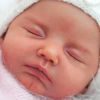 Nauja Bebe Reborn Baby Lėlės, Rinkiniai Žavinga Vinilo Nebaigtų Formų Rankų Darbo Žaislas Miego Mergina Minkšta 19 Colių