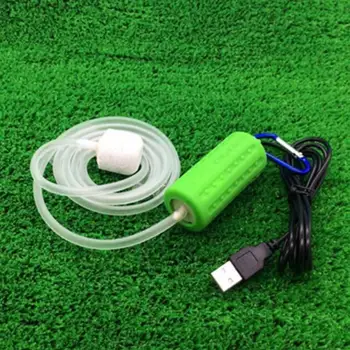 Naujai Akvariumas Deguonies Siurblio Išjungimo Mini Nešiojamą USB Energey Taupymo Oro Siurblys Žuvų Bakas MK