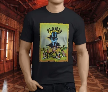 Naujas Populiarus Flamin Groovies Amerikos Roko Grupė Vyrų Black T-Shirt S-3Xl Fitneso Tee Marškinėliai