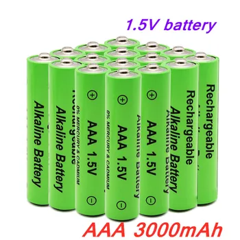 Naujas Prekės ženklas 3000mah 1,5 V AAA Šarminės Baterijos AAA tipo akumuliatorius, skirtas Nuotolinio Valdymo Žaislas, Batery Dūmų signalizacija su įkroviklis