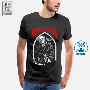 Nosferatu T-Shirt Vasarą Vyrams Marškinėliai Vyrams Baltos Viršų Trumpomis Rankovėmis T-Shirt Medvilnės Marškinėliai Hip-Hop T Shirt, Derliaus Marškinėlius A0044