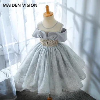 Paaugliai Mergina Dress vasaros vestuvių Princesė Formalaus Grožio Konkurso Suknelė Vintage Šalies kūdikių ir vaikų suknelė Mergina drabužių