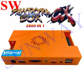 Pandora Box CX 2800 1 Šeimos tarybą Gali Išsaugoti Žaidimą Gali 3P 4P žaidimas Gali pridėti FBA MAME PS1 SFC SNES MD Žaidimas 3D tekken 