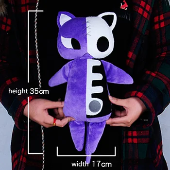 Panty & Kojinę su Garterbelt 30cm Kaulų Katė Anime Cosplay Įdaryti & Pliušinis Animacinių filmų Lėlės