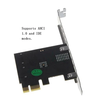 PCIE į SATA 3 Plėtros Kortelę ar Pridėti Kortelės Valdytojas Dual SATA Port PCI Express Adapter Kortelių Windows10/8/7/XP/2003/2008/Linux